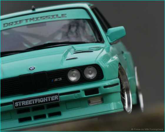 1:18 BMW E30 M3 Streetfighter -Tiffany Blue Edittion + OVP = RAR